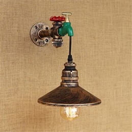 Country-Neuheit Retro-Malerei-Funktion für Mini-Stil Umgebungslicht Wandleuchten Wandleuchte