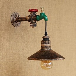 Country-Neuheit Retro-Malerei-Funktion für Mini-Stil Umgebungslicht Wandleuchten Wandleuchte