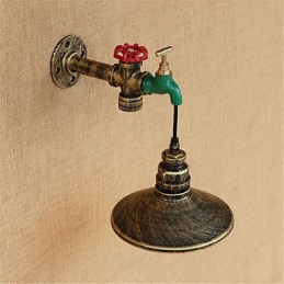 Country-Neuheit Retro-Malerei-Funktion für Mini-Stil Umgebungslicht Wandleuchten Wandleuchte