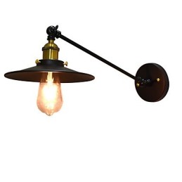 Buzz Wand Eisen Wandlampe Dumme schwarze Lichtschwertlampe an der Wand