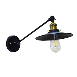 Buzz Wand Eisen Wandlampe Dumme schwarze Lichtschwertlampe an der Wand