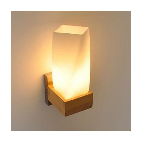 Einfachheit Nordic Holz Kunst Wohnzimmer Korridor Balkon Glas Massivholz Wand Lampe Von Schlafzimmer Die Kopf EINES Bettes Einfachheit Nordic Holz Kunst Wohnzimmer Korridor Balkon Glas Massivholz Wand Lampe Von Schlafzimmer Die Kopf EINES Bettes