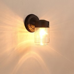 Wandleuchte, modernes zeitgenössisches Schwarzoxid-Finish, Funktion für Wandleuchten im Mini-Stil mit Umgebungslicht