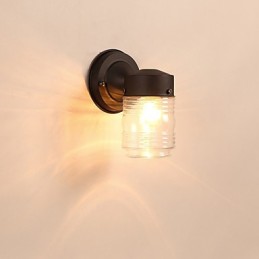 Wandleuchte, modernes zeitgenössisches Schwarzoxid-Finish, Funktion für Wandleuchten im Mini-Stil mit Umgebungslicht