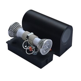 Modernes zeitgenössisches Gemälde für Wandleuchten