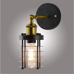 Einfache Vintage-Landhaus-Retro-Malerei-Funktion für Mini-Stil Umgebungslicht-Wandleuchten