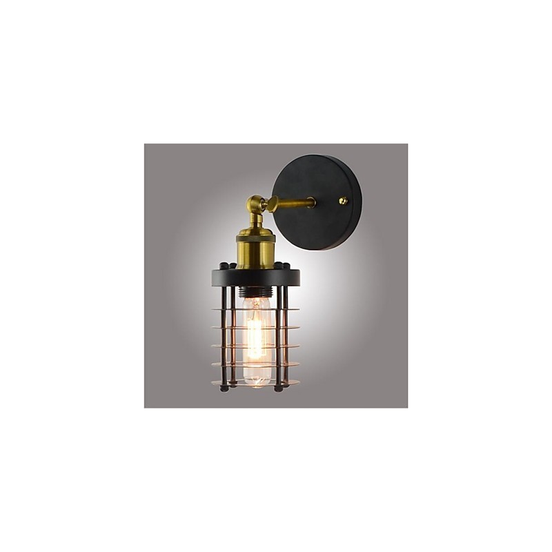 Einfache Vintage-Landhaus-Retro-Malerei-Funktion für Mini-Stil Umgebungslicht-Wandleuchten