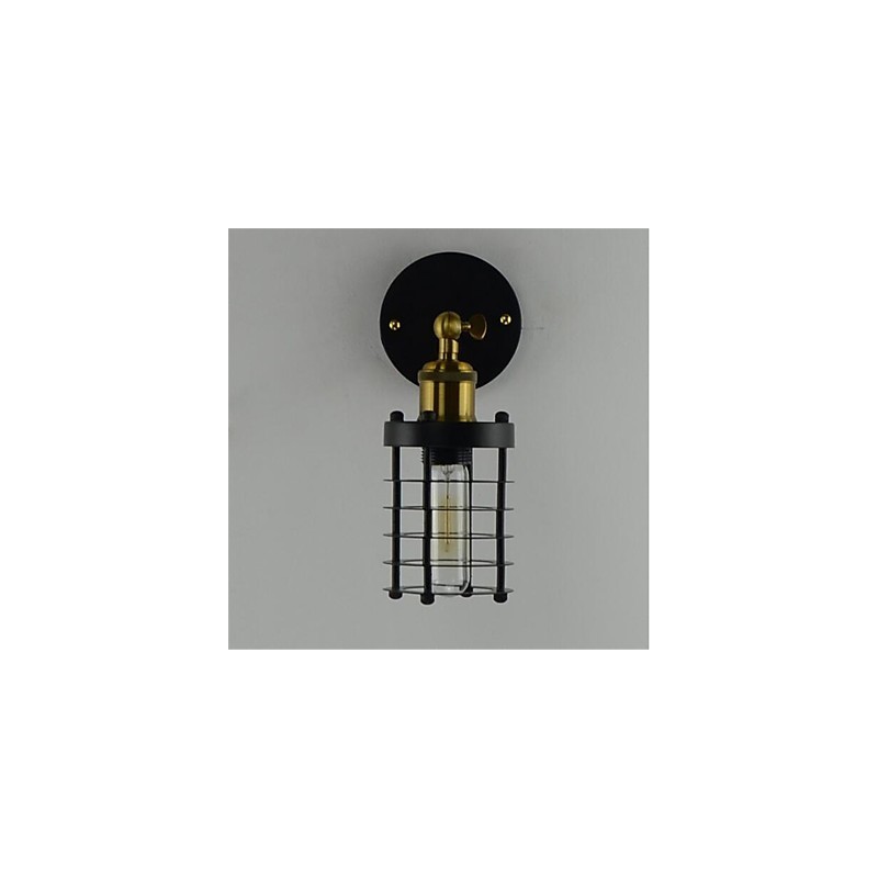 Einfache Vintage-Landhaus-Retro-Malerei-Funktion für Mini-Stil Umgebungslicht-Wandleuchten