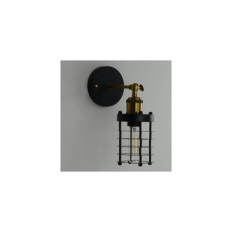 Einfache Vintage-Landhaus-Retro-Malerei-Funktion für Mini-Stil Umgebungslicht-Wandleuchten