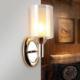Moderne zeitgenössische galvanisierte Feature Uplight Wandleuchten Wandleuchte