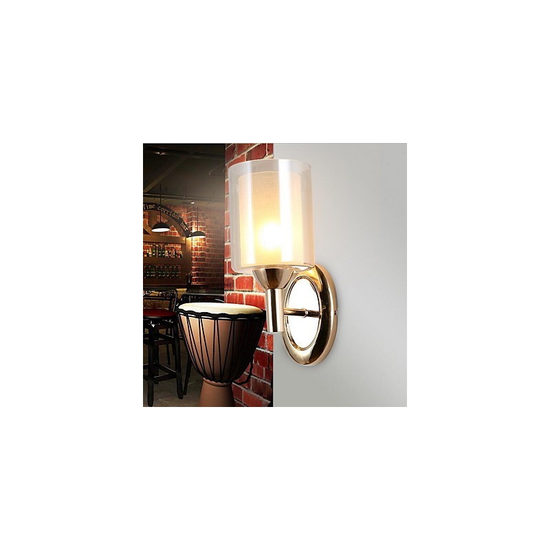 Moderne zeitgenössische galvanisierte Feature Uplight Wandleuchten Wandleuchte