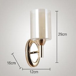Moderne zeitgenössische galvanisierte Feature Uplight Wandleuchten Wandleuchte