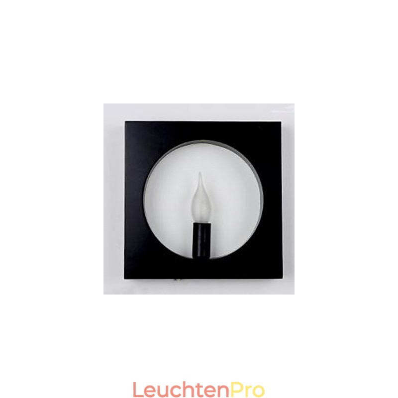 Moderne einfache Eisenkunst-Wandlampe, kreative Wohnzimmer-Hintergrundhalle, Kopfteil des Bettes, quadratischer Rahmen, Dekorationslampen und Laternen