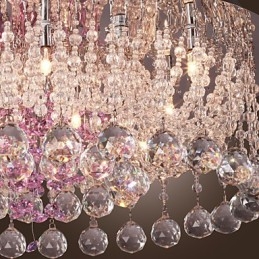Luxus Kristall Kronleuchter mit 12 Lichtern Louis Design