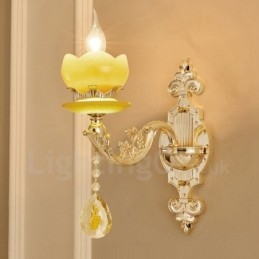 Einzellicht Traditionelles Klassisches Wohnzimmer Esszimmer Schlafzimmer Metall Luxus Wandleuchten für den Innenbereich
