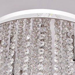 Moderne zeitgenössische Kristall Mini-Stil galvanisierte Metall Unterputz