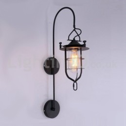 Retro Dock Wand Lampe Schwarz Wharf Wand Lichter Dock Wandleuchte Restaurant Wohnzimmer Cafe Bar Kleidung Shop