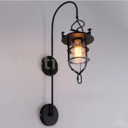 Retro Dock Wand Lampe Schwarz Wharf Wand Lichter Dock Wandleuchte Restaurant Wohnzimmer Cafe Bar Kleidung Shop