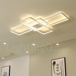 Moderne Deckenleuchte mit zeitgenössischer Aluminium-Malerei, bündige Wandleuchte mit Ferndimmer für Wohnzimmer, Schlafzimmer, kann auch als Wandleuchte verwendet werden
