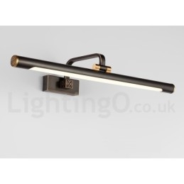 IPMirror Lampe Badezimmerleuchten Reines Messing Wandleuchten mit Acrylschirm Make-up Beleuchtung
