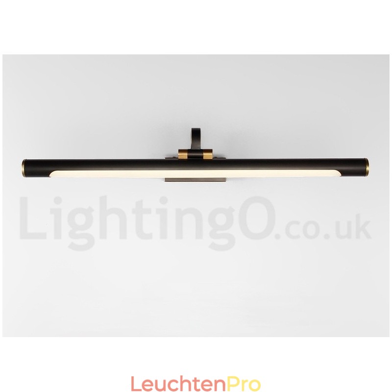 IPMirror Lampe Badezimmerleuchten Reines Messing Wandleuchten mit Acrylschirm Make-up Beleuchtung