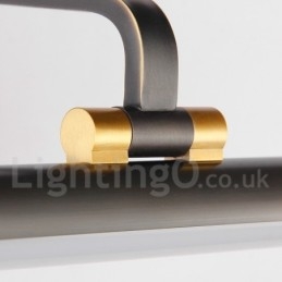 IPMirror Lampe Badezimmerleuchten Reines Messing Wandleuchten mit Acrylschirm Make-up Beleuchtung