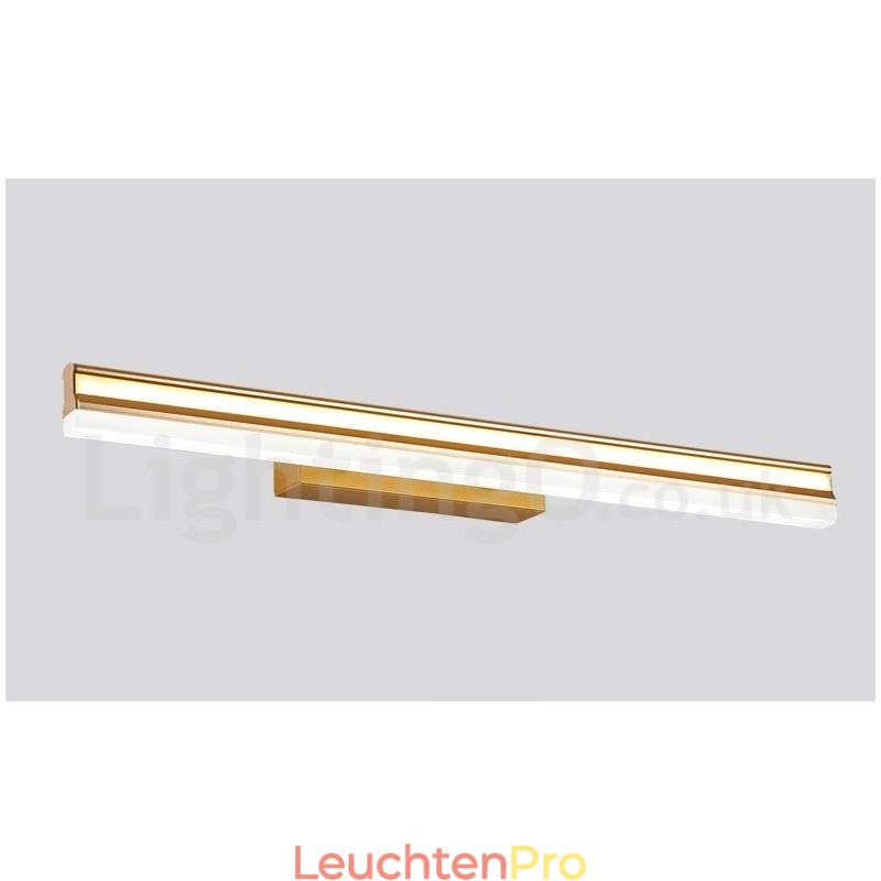IP44 Spiegelleuchte Badleuchte Wandleuchte mit Acrylschirm Schminkbeleuchtung
