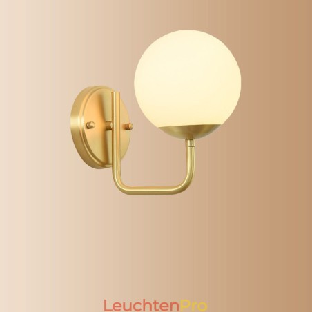Moderne Molecules Bean Wandleuchte mit Kugelglasschirm Moderne Molecules Bean Wandleuchte mit Kugelglasschirm