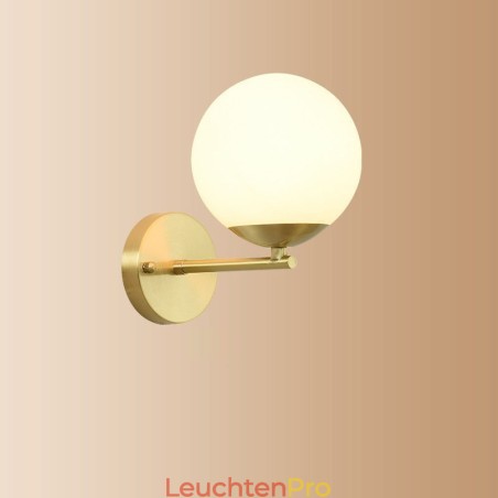 Moderne Molecules Bean Wandleuchte mit Kugelglasschirm Moderne Molecules Bean Wandleuchte mit Kugelglasschirm