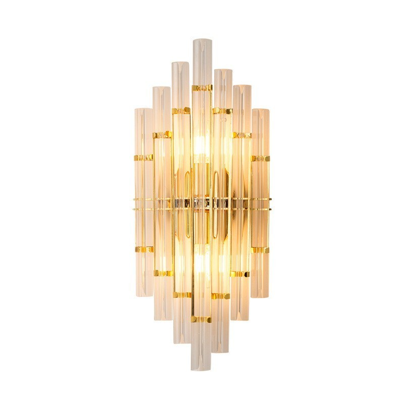 Hotel Licht Luxus Kristall Wand Lampe Post moderne Persönlichkeit Wohnzimmer Gang Eingang Hintergrund Wand Lampe Schlafzimmer Nacht Dekorative Wandlampen