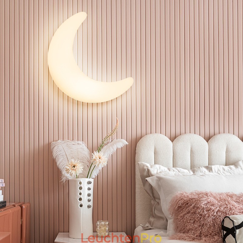 20W Nordic Indoor Mond Form Kinderzimmer Wandleuchten Deckenleuchten