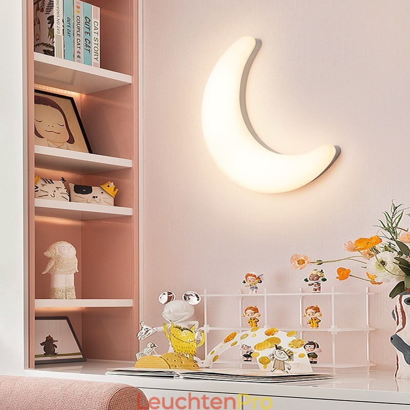 20W Nordic Indoor Mond Form Kinderzimmer Wandleuchten Deckenleuchten