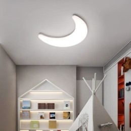 20W Nordic Indoor Mond Form Kinderzimmer Wandleuchten Deckenleuchten