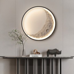 Nordic Indoor Runde Hintergrund Wand Dekorative Wandleuchten