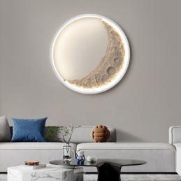 Nordic Indoor Runde Hintergrund Wand Dekorative Wandleuchten