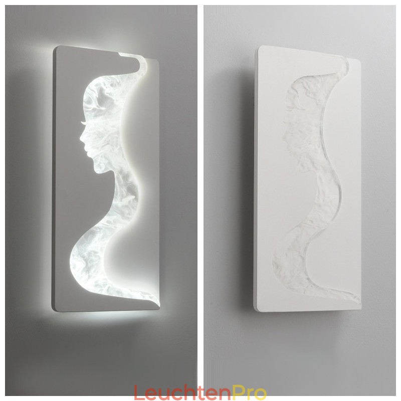 Indoor Schöne Mädchen Blick nach links rechts Wandleuchte