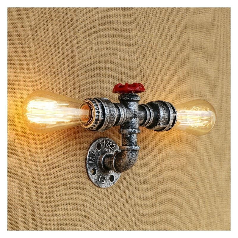 Vintage Retro Wasserrohr Industrielle Wandlampen Wandlampe