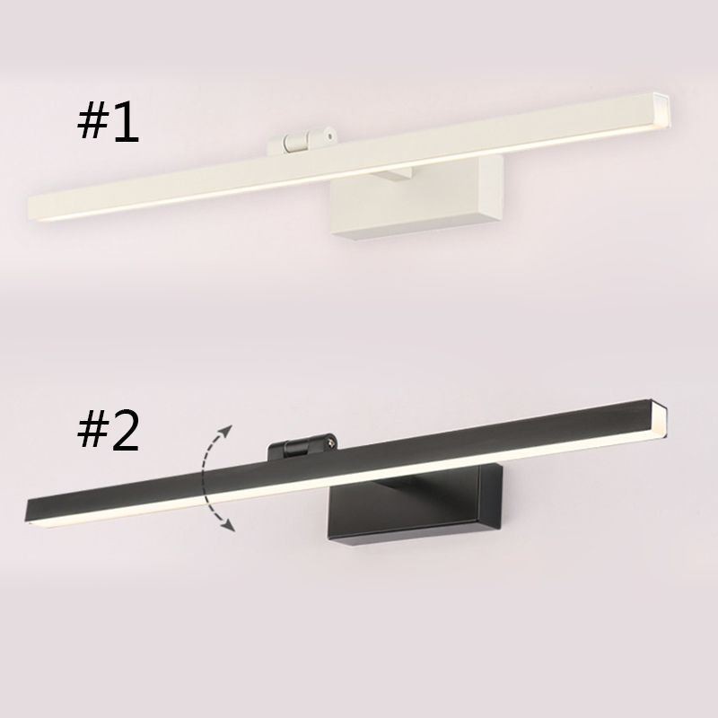 Nordic Stil Spiegel Front Licht Winkel Einstellbar Wand Lampe Waschraum