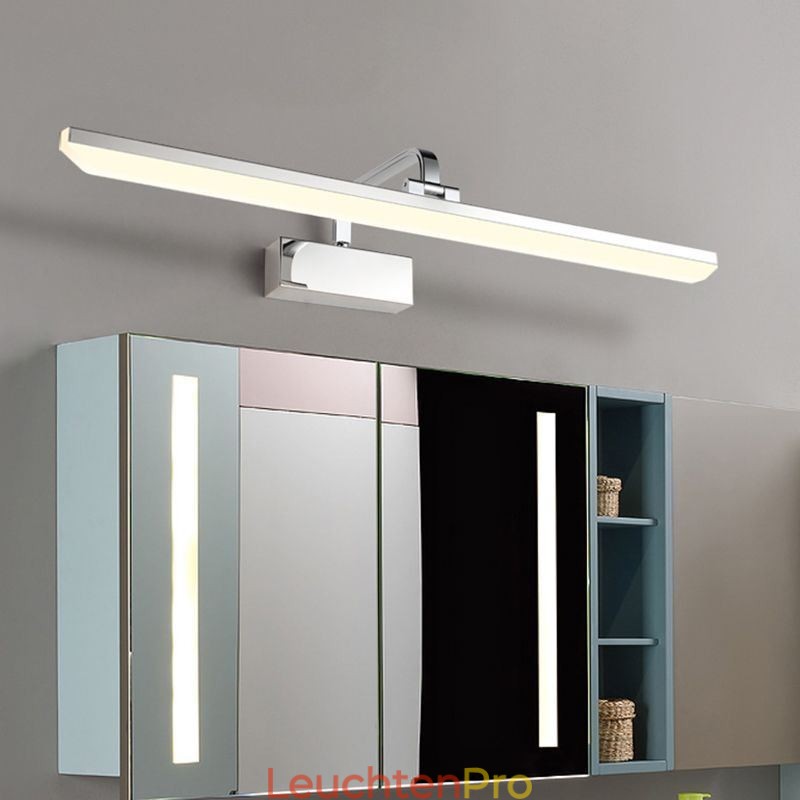 Moderne Wandleuchte Spiegel Frontleuchte Winkel einstellbar Waschraum Make-up Licht