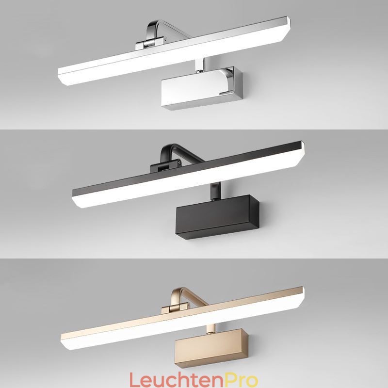 Moderne Wandleuchte Spiegel Frontleuchte Winkel einstellbar Waschraum Make-up Licht