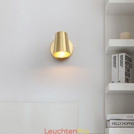 Nordische Messingspiegel-Frontlicht-Spot-Wandleuchte Nordische Messingspiegel-Frontlicht-Spot-Wandleuchte