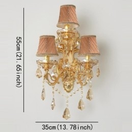 Luxuriöse Wandleuchte Elegante Wandleuchte Dekoration Lampe Nachttischbeleuchtung