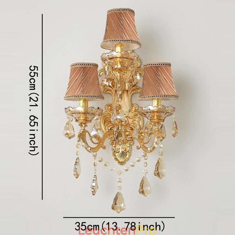 Luxuriöse Wandleuchte Elegante Wandleuchte Dekoration Lampe Nachttischbeleuchtung