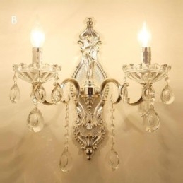 Europäische Wandleuchte Kristall Wandleuchte Dekoration Licht Wandleuchte Beleuchtung