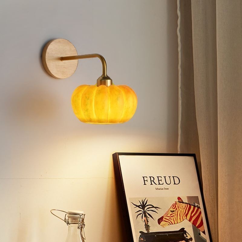 Kürbis Wandleuchte Japanische Retro Wandleuchter Lampe