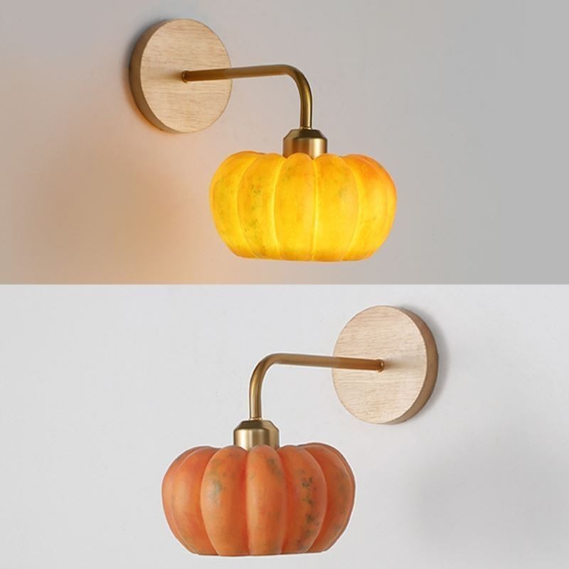 Kürbis Wandleuchte Japanische Retro Wandleuchter Lampe