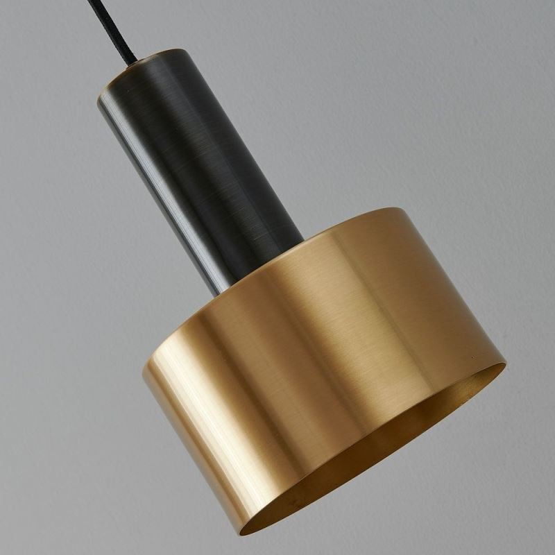 Moderne Wandleuchte Schwarz Gold Kontrastfarbe Wandleuchte