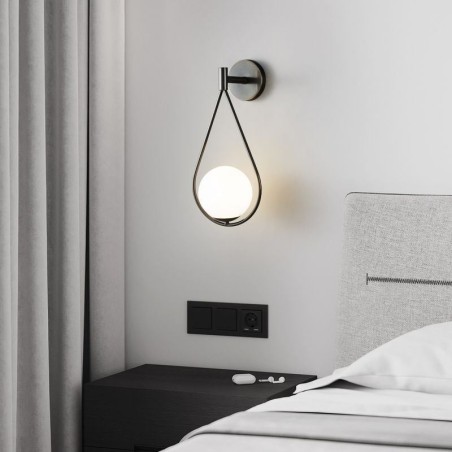 Moderne Globus Wandleuchte Glas Wandleuchte Schwarz Wassertropfen Wandleuchte Moderne Globus Wandleuchte Glas Wandleuchte Schwarz Wassertropfen Wandleuchte