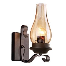 Vintage Schmiedeeisen Wandlampe Einzellicht Wandleuchte Beleuchtung