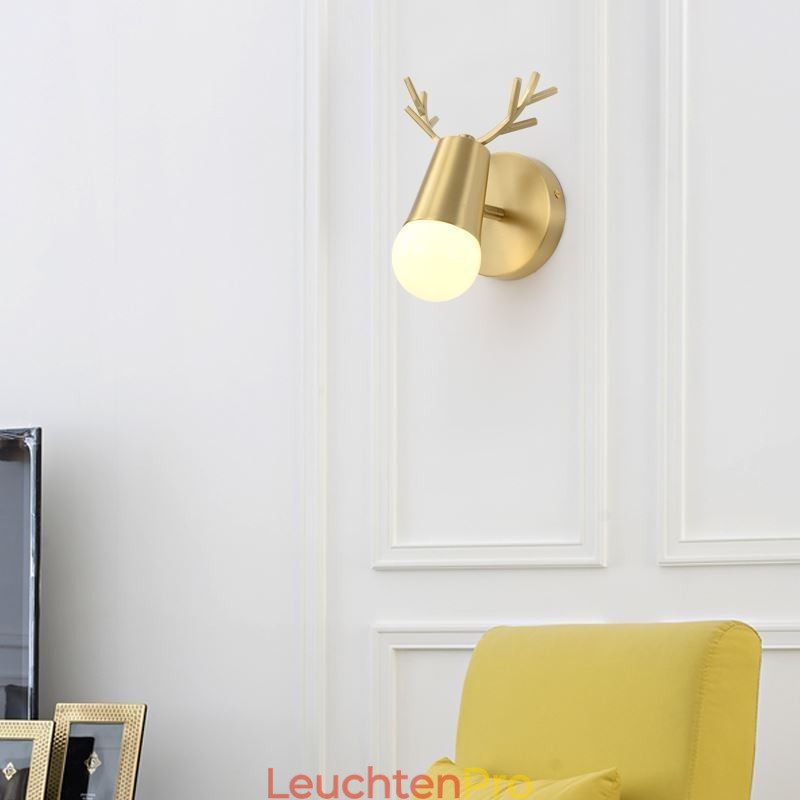 Nordische Messing Wandleuchte Spiegel Frontleuchte